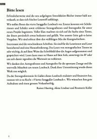 «Viertes Sanggaller Steno-Lesebuch», «Kurzgeschichten in Steno»