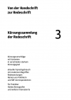 «Kürzungssammlung der Redeschrift», Band 3
